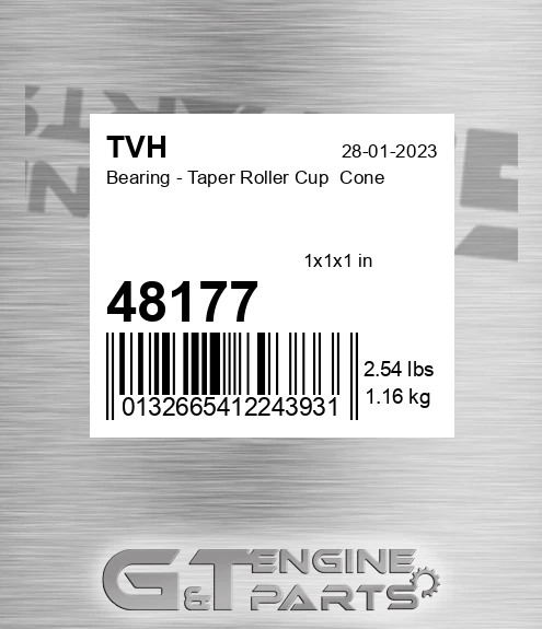 48177 Bearing - Taper Roller Cup Cone