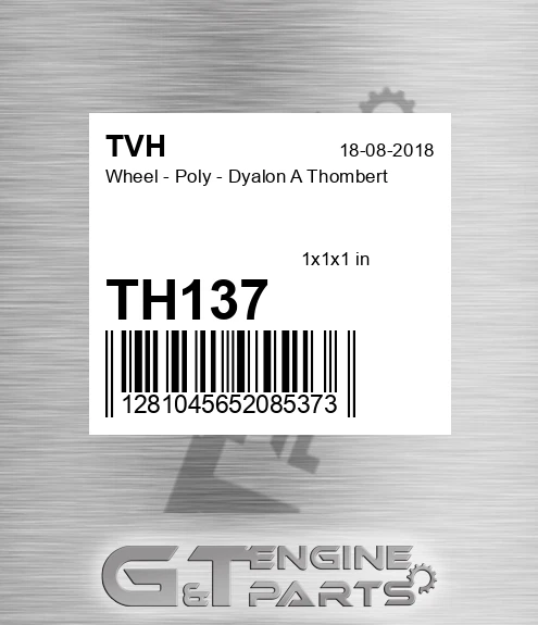 TH137 Wheel - Poly - Dyalon A Thombert