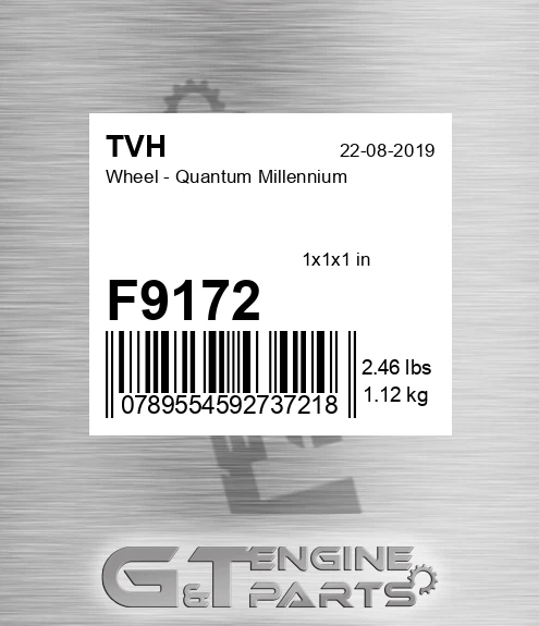 F9172 Wheel - Quantum Millennium