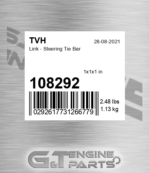 108292 Link - Steering Tie Bar