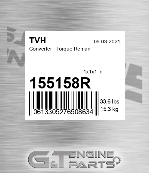 155158R Converter - Torque Reman