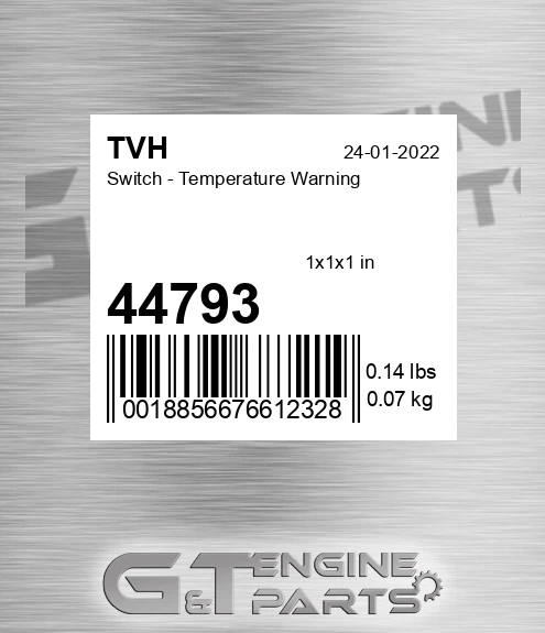 44793 Switch - Temperature Warning