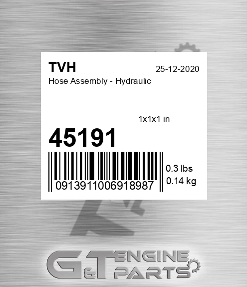 45191 Hose Assembly - Hydraulic