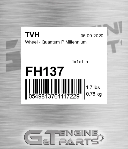 FH137 Wheel - Quantum P Millennium
