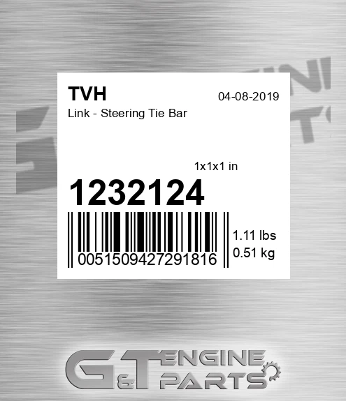 1232124 Link - Steering Tie Bar
