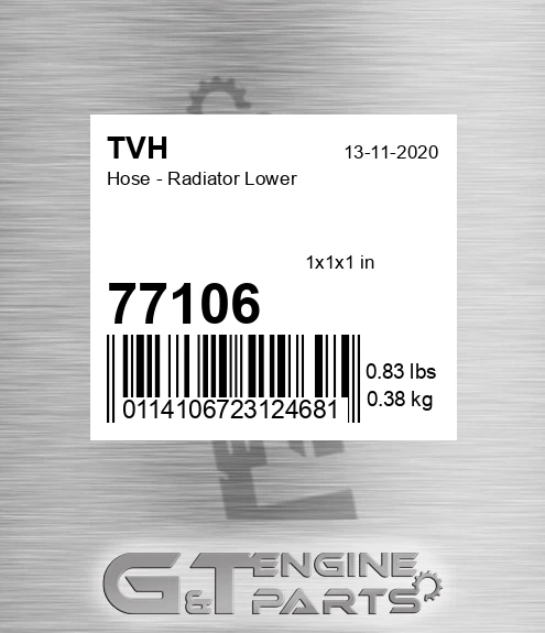 77106 Hose - Radiator Lower
