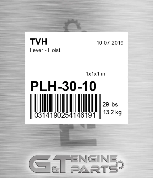 PLH-30-10 Lever - Hoist