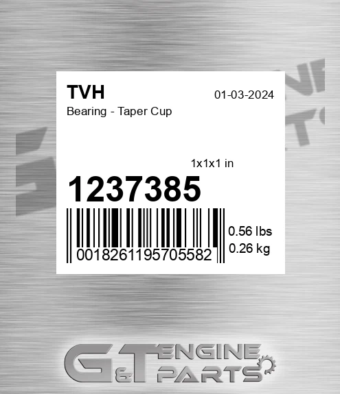 1237385 Bearing - Taper Cup