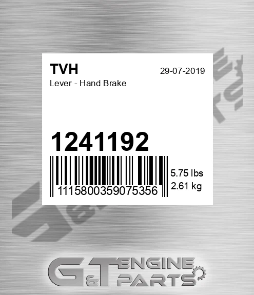 1241192 Lever - Hand Brake