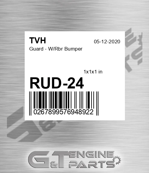 RUD-24 Guard - W/Rbr Bumper