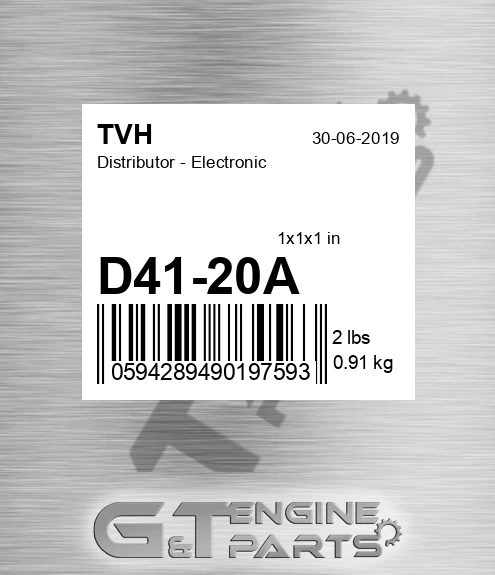 D41-20A Distributor - Electronic