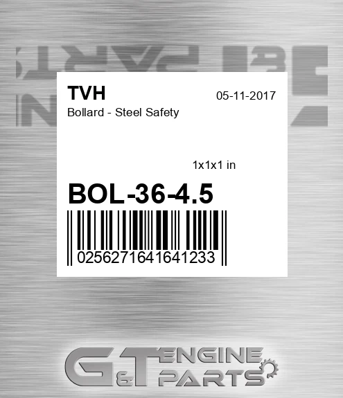 BOL-36-4.5 Bollard - Steel Safety