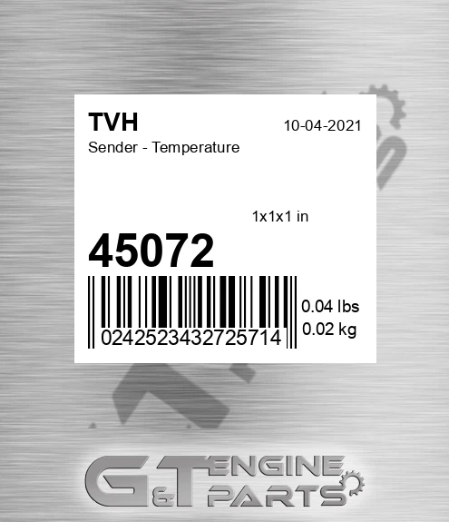 45072 Sender - Temperature