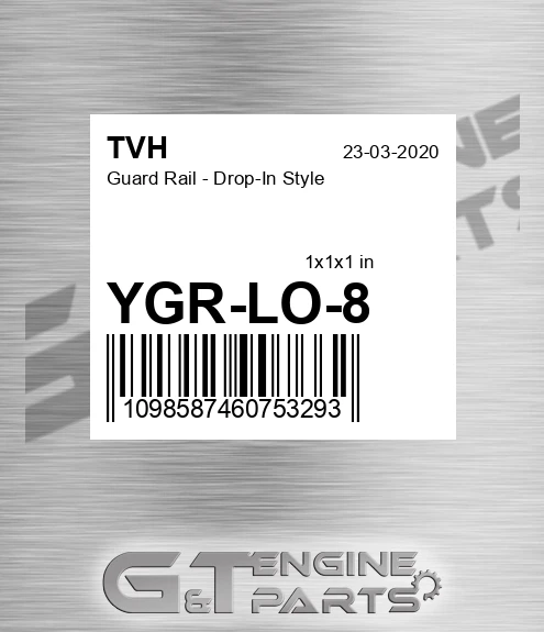 YGR-LO-8 Guard Rail - Drop-In Style
