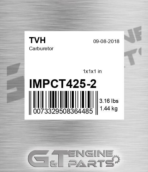 IMPCT425-2 Carburetor