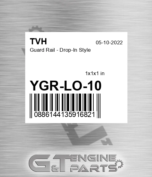 YGR-LO-10 Guard Rail - Drop-In Style