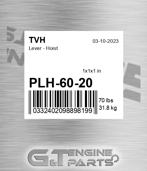 PLH-60-20 Lever - Hoist