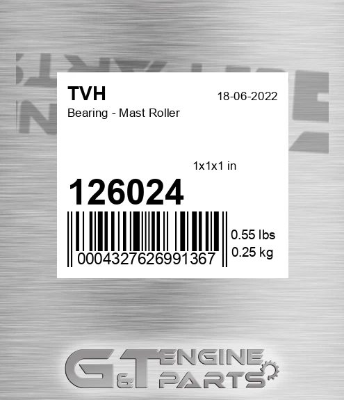 126024 Bearing - Mast Roller