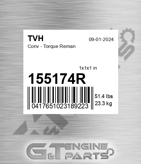 155174R Conv - Torque Reman