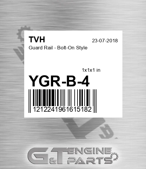 YGR-B-4 Guard Rail - Bolt-On Style