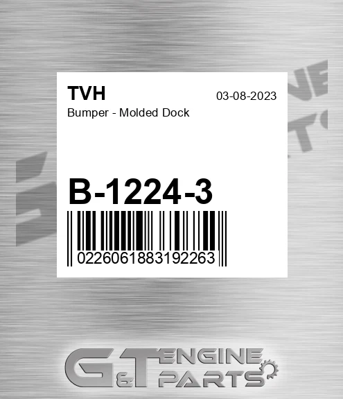 B-1224-3 Bumper - Molded Dock