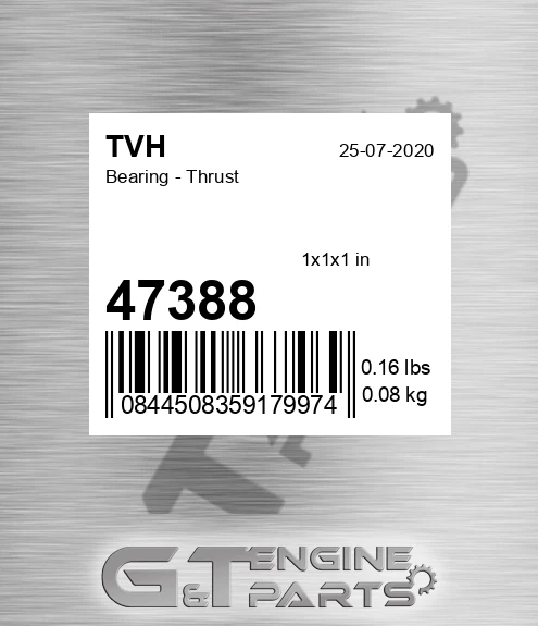 47388 Bearing - Thrust