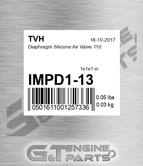 IMPD1-13 Diaphragm Silicone Air Valve 110