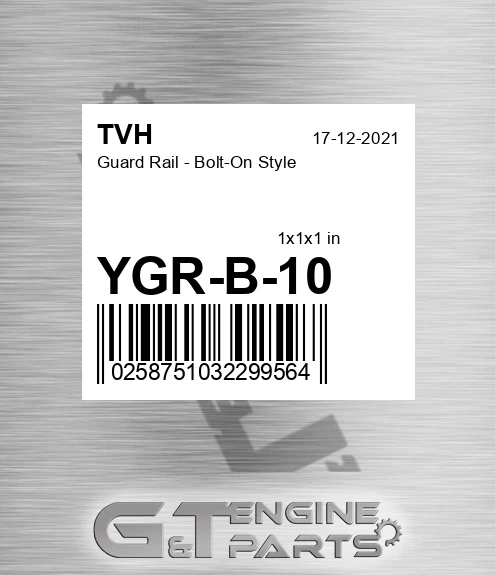 YGR-B-10 Guard Rail - Bolt-On Style