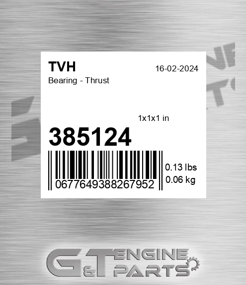 385124 Bearing - Thrust