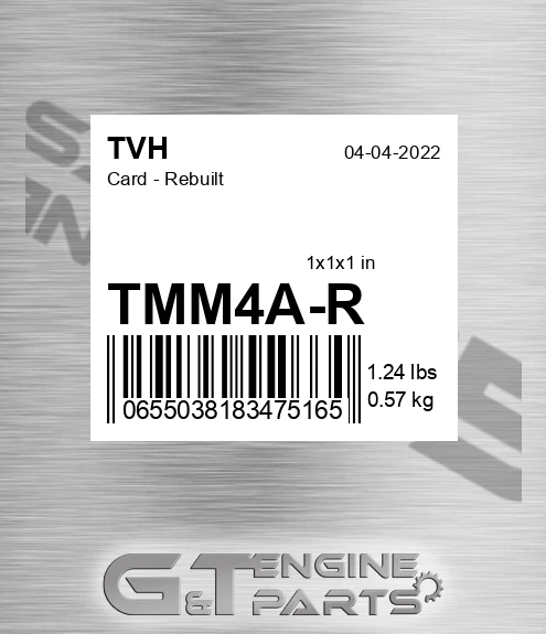 TMM4A-R Card - Rebuilt