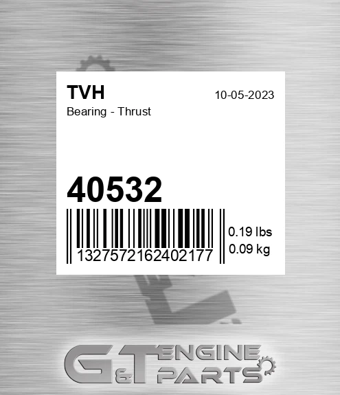 40532 Bearing - Thrust