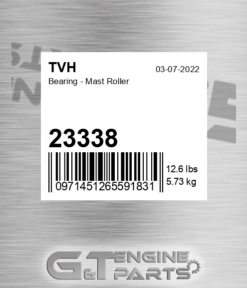 23338 Bearing - Mast Roller