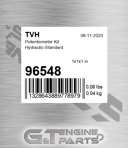 96548 Potentiometer Kit Hydraulic-Standard