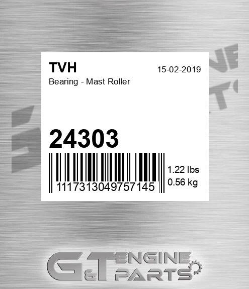 24303 Bearing - Mast Roller