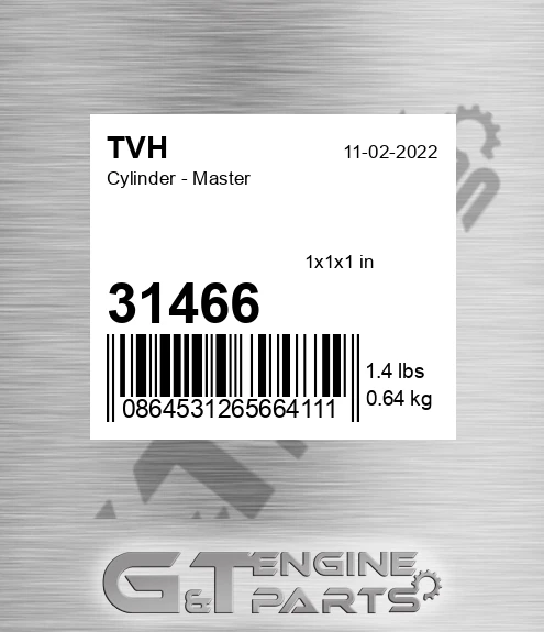 31466 Cylinder - Master