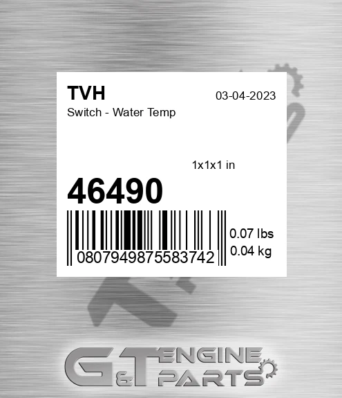 46490 Switch - Water Temp