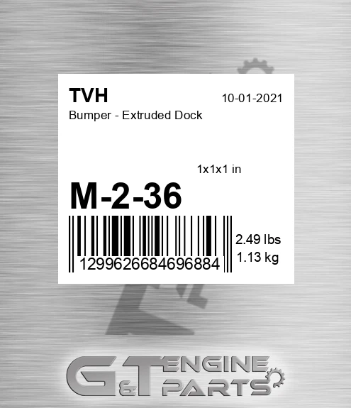 M-2-36 Bumper - Extruded Dock