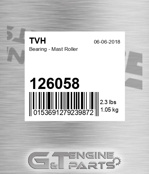 126058 Bearing - Mast Roller