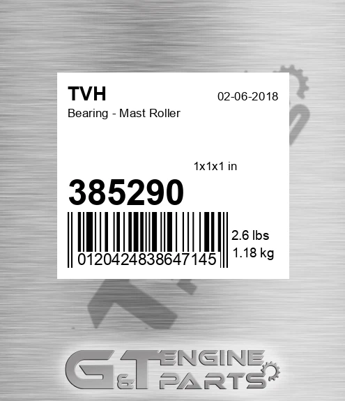 385290 Bearing - Mast Roller