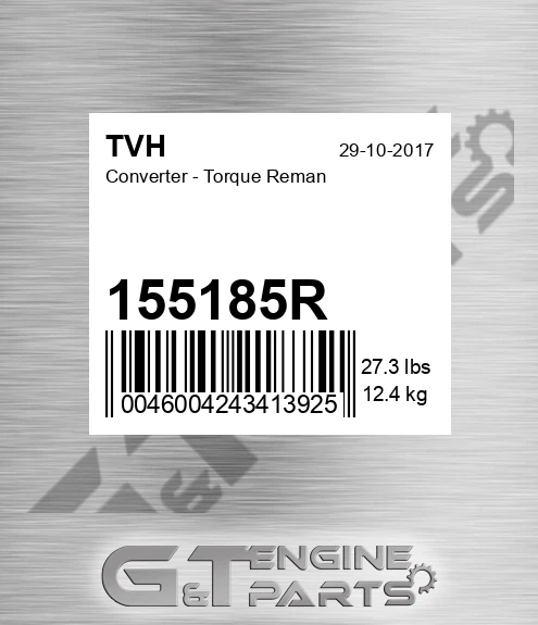155185R Converter - Torque Reman