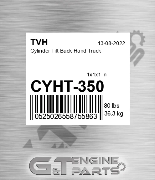 CYHT-350 Cylinder Tilt Back Hand Truck