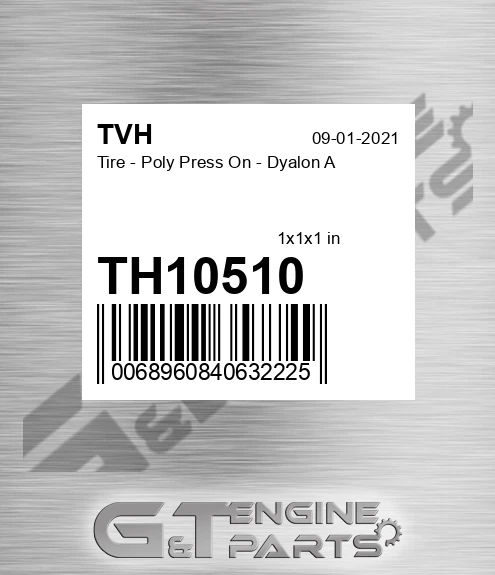TH10510 Tire - Poly Press On - Dyalon A