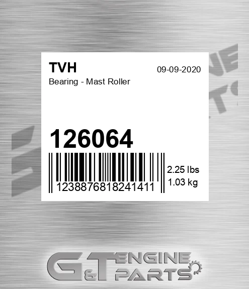 126064 Bearing - Mast Roller