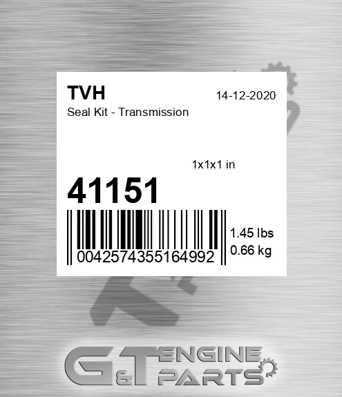 41151 Seal Kit - Transmission