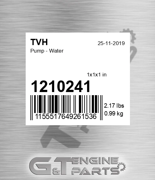 1210241 Pump - Water