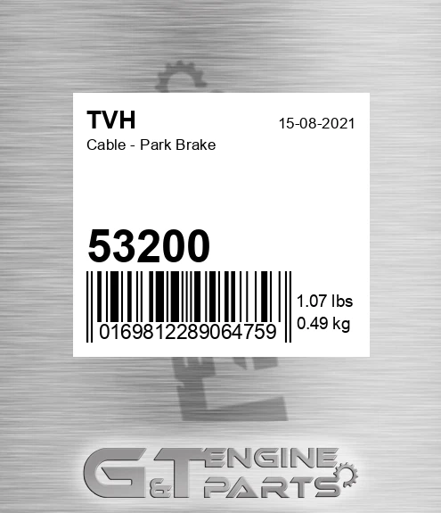 53200 Cable - Park Brake