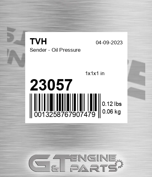 23057 Sender - Oil Pressure
