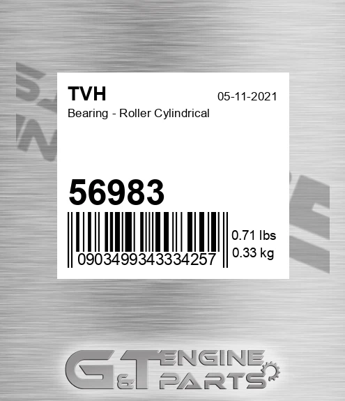 56983 Bearing - Roller Cylindrical