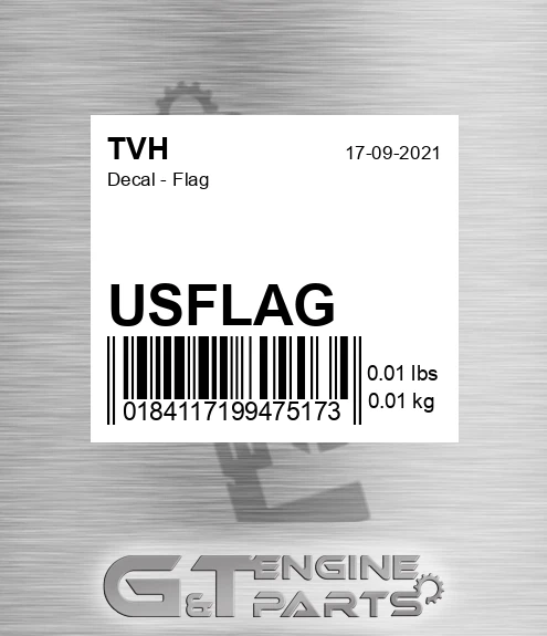 USFLAG Decal - Flag