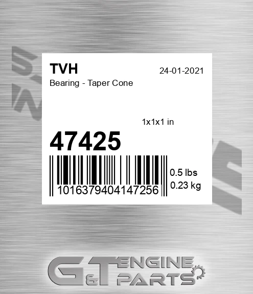 47425 Bearing - Taper Cone